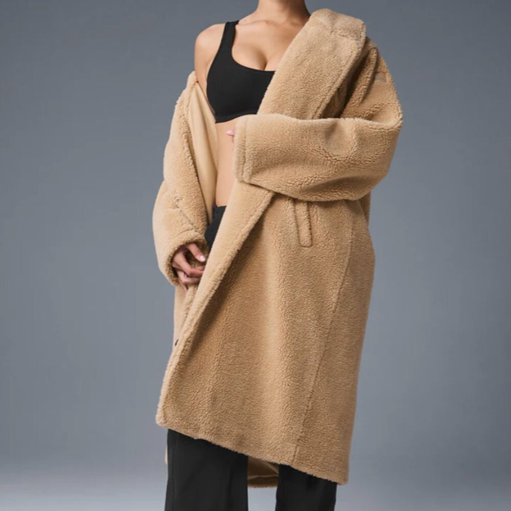 Oversized Sherpa Trench Alo Yoga (Camel)